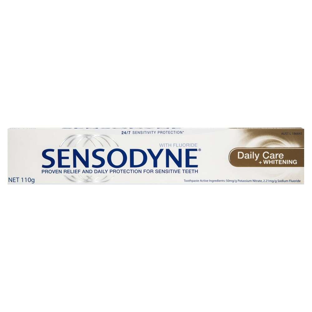 Sensodyne Sensitive Teeth Pain Daily Care + Whitening Toothpaste110g