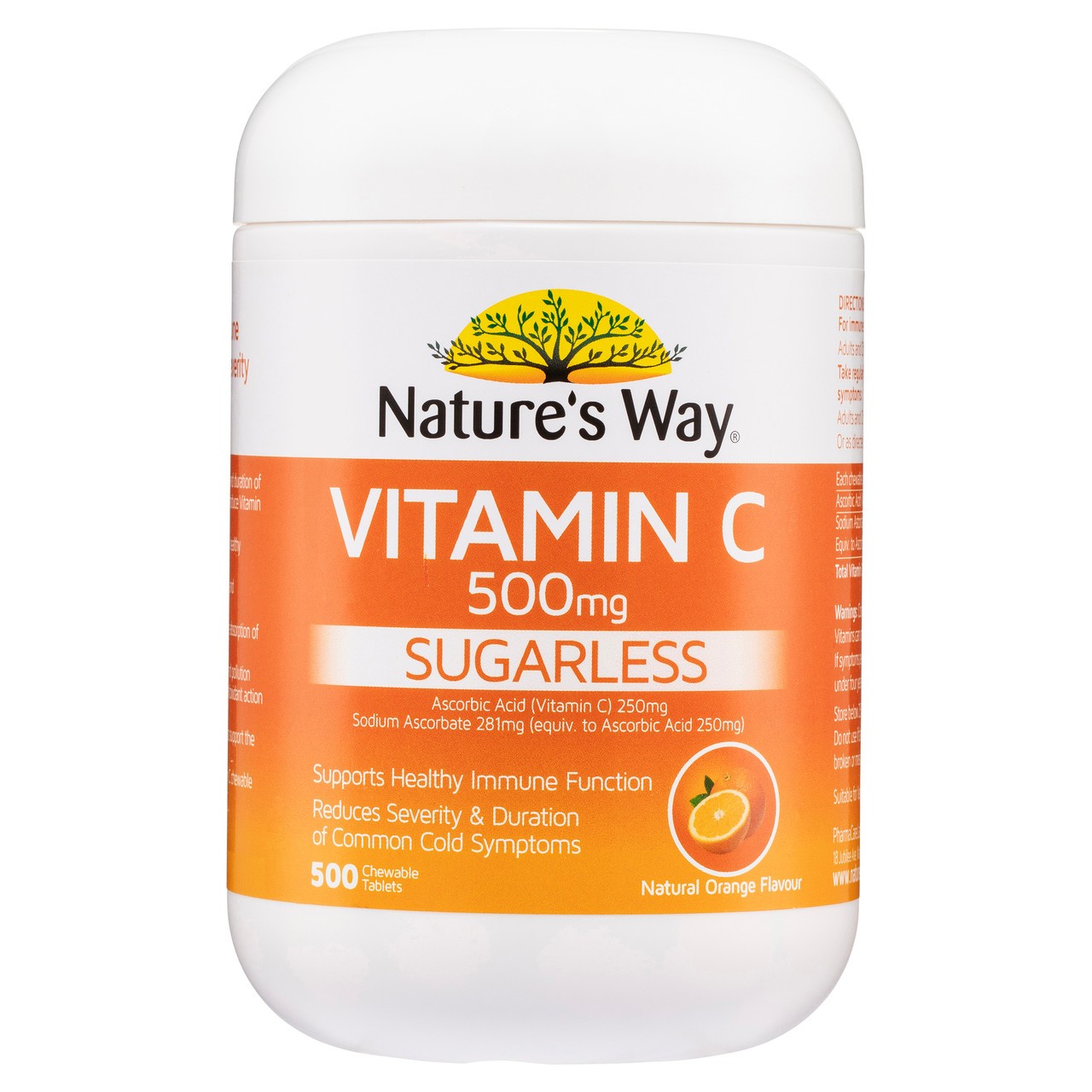 Nature's Way Vitamin C 500mg 500 Tablets