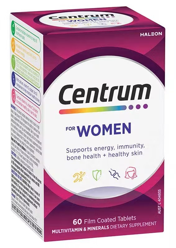 Centrum For Women 60 Tablets