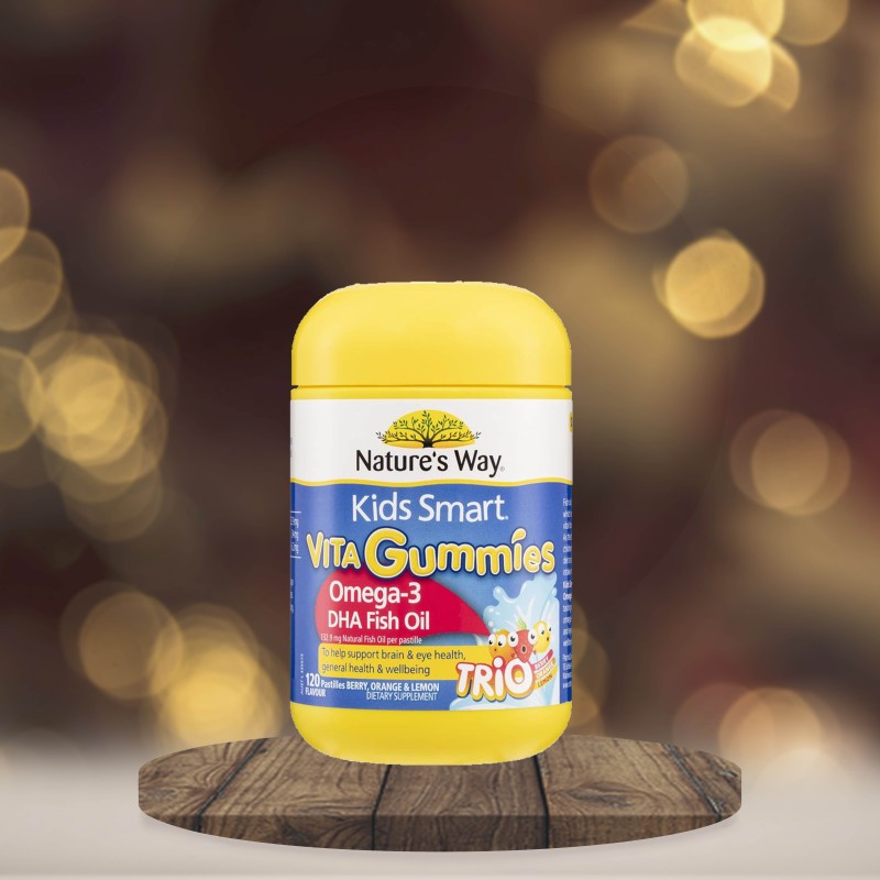 Nature's Way Kids Smart Vita Gummies Omega Trios 120s For Children