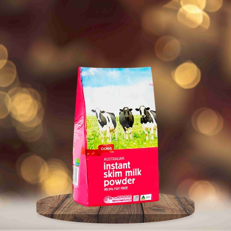 Coles Instant Skim Milk Powder 1kg