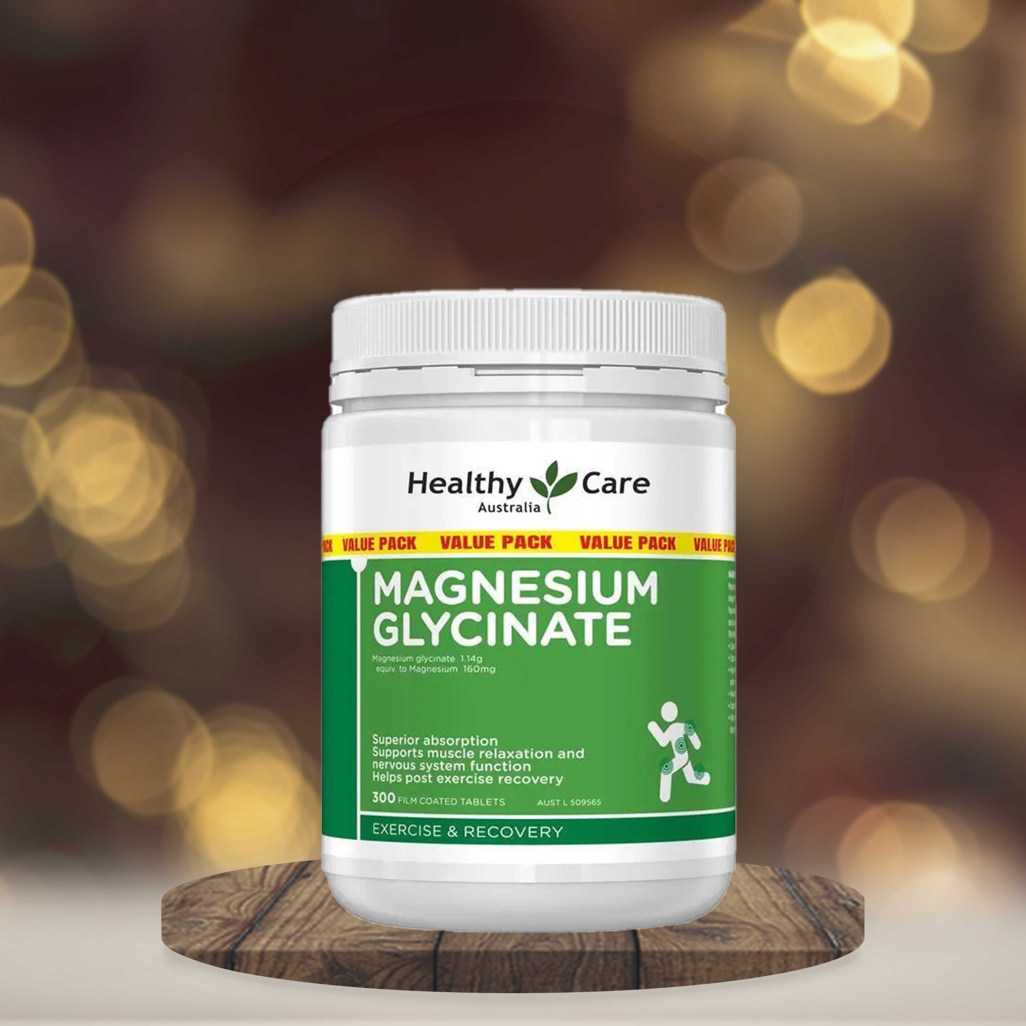 Healthy Care Magnesium Glycinate 300 Tablets