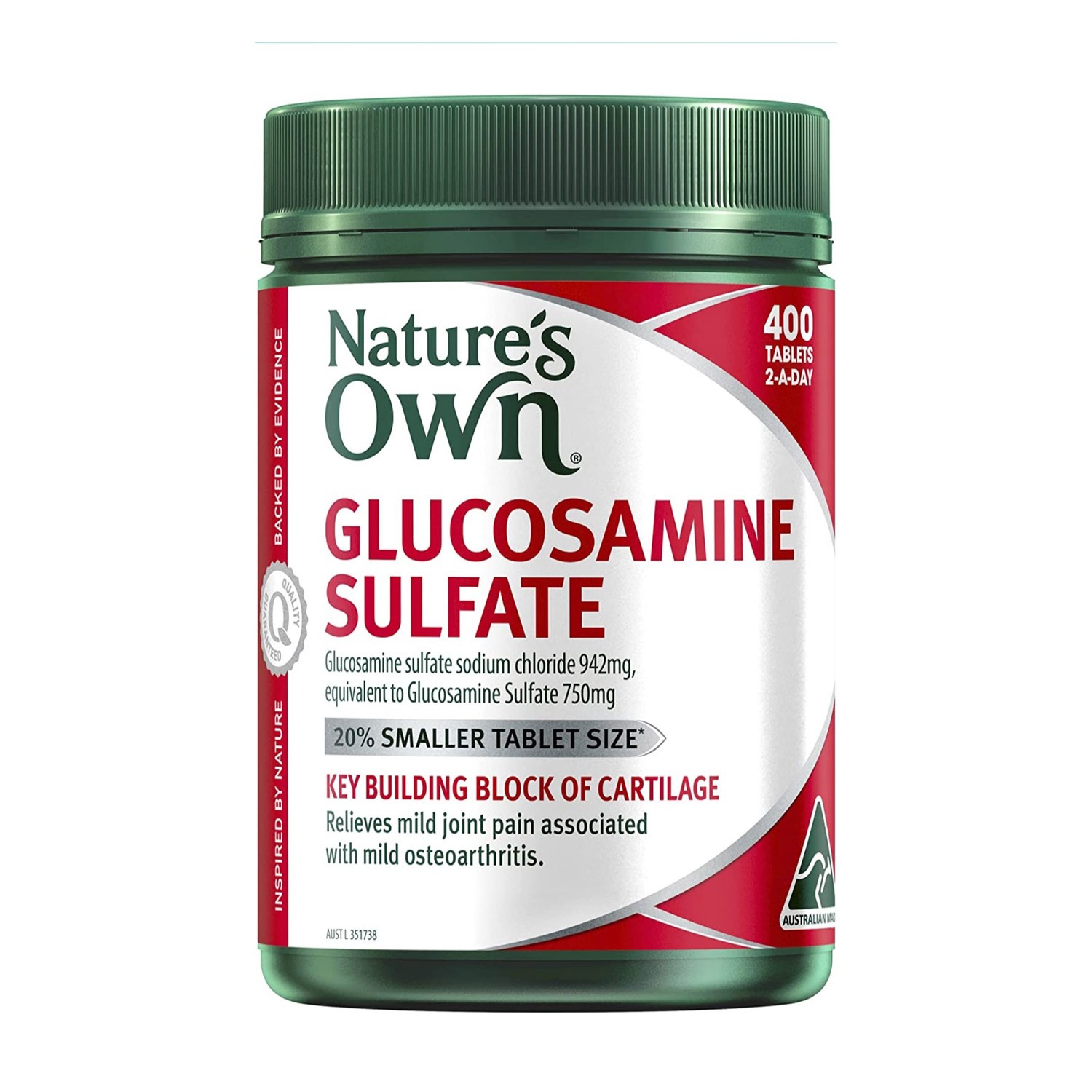 Nature own Glucosamine Sulfate - 400 Tab