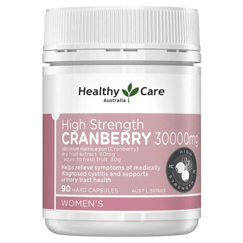Healthy Care High Strength Cranberry 30000mg 90 Capsules
