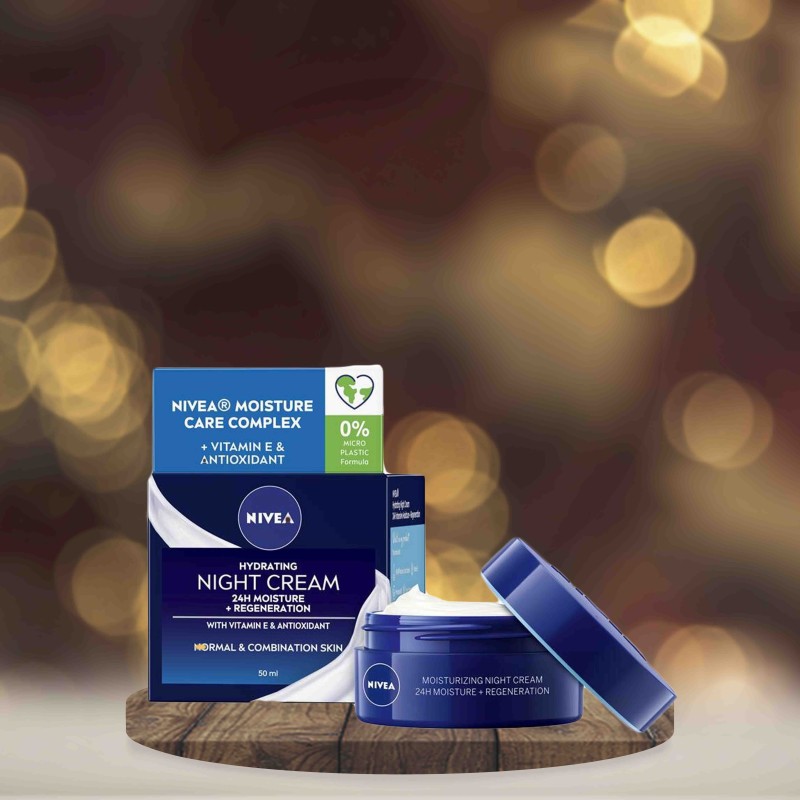 NIVEA Daily Essentials Hydrating Face Moisturiser Night 50ml