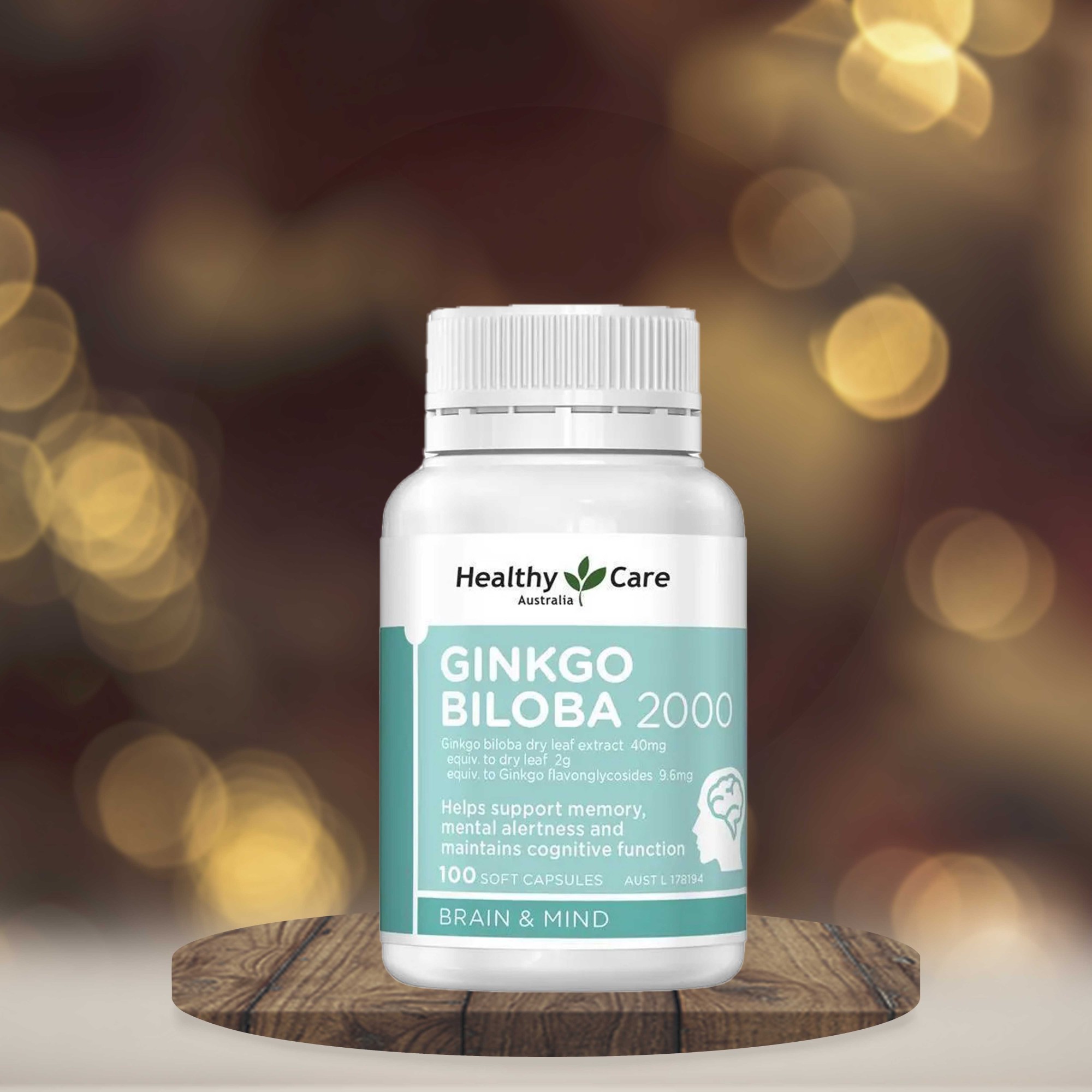 Healthy Care Ginkgo Biloba 2000 100 Capsules