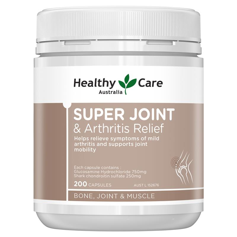 Healthy Care Super Joint & Arthritis Relief 200 Capsules