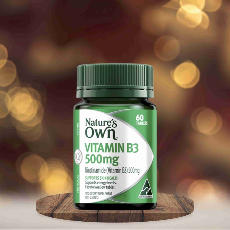 Nature's Own Vitamin B3 500mg 60 Caps