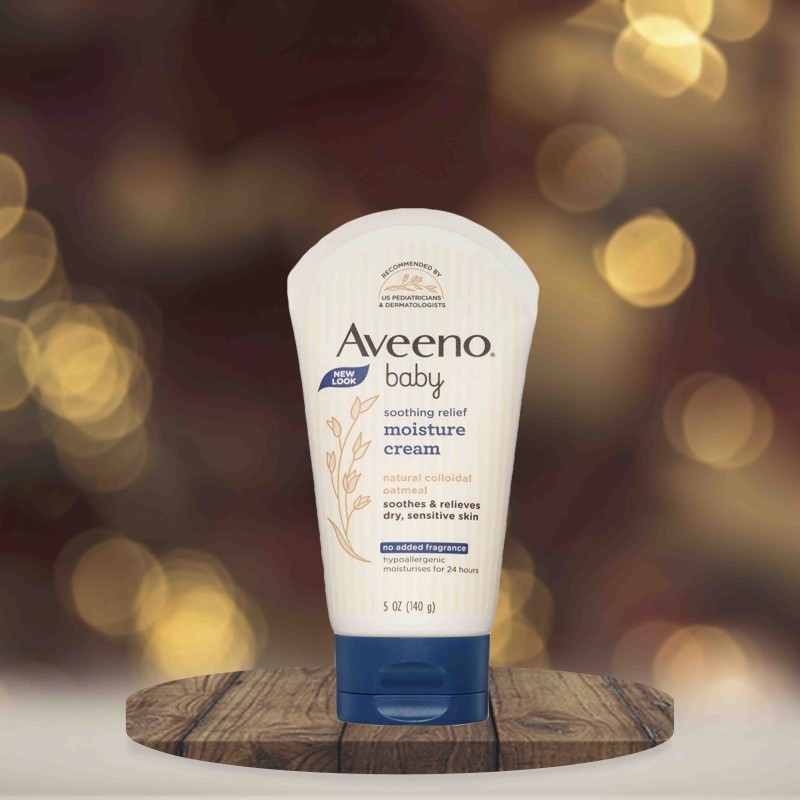 Aveeno Baby Soothing Relief Fragrance Free Moisture Cream 140g