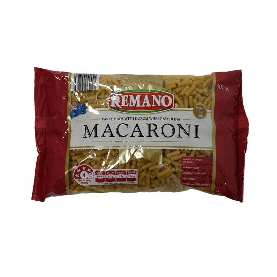 Remano Macaroni Pasta 500g