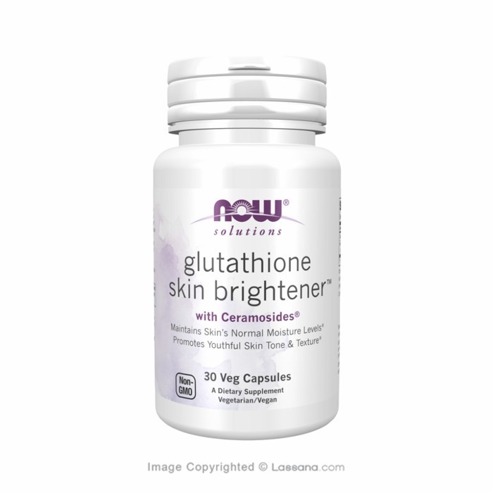 NOW GLUTATHIONE SKIN BRIGHTENER- 30 VEGETARIAN CAPSULES