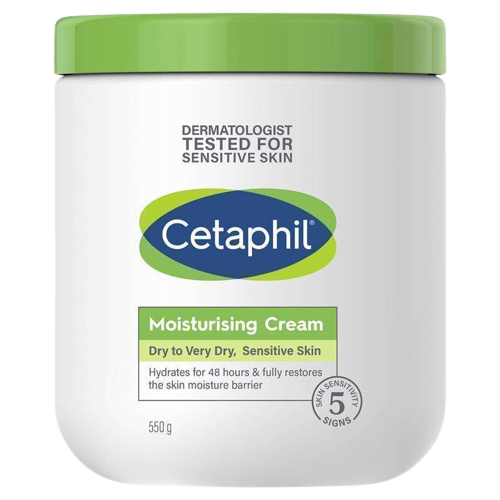 Cetaphil Moisturising Cream very dry to dry, sensitive skin 550g