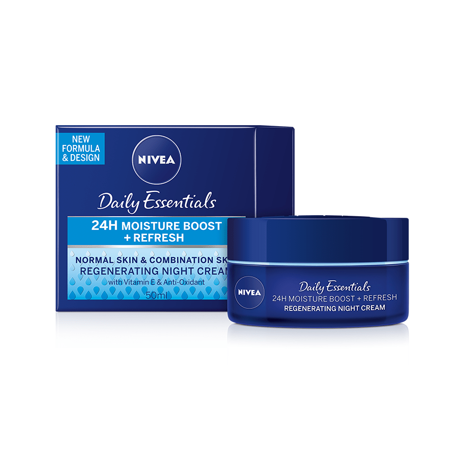 NIVEA Daily Essentials 24 Hour Moisture Boost + Refreshing 50ml