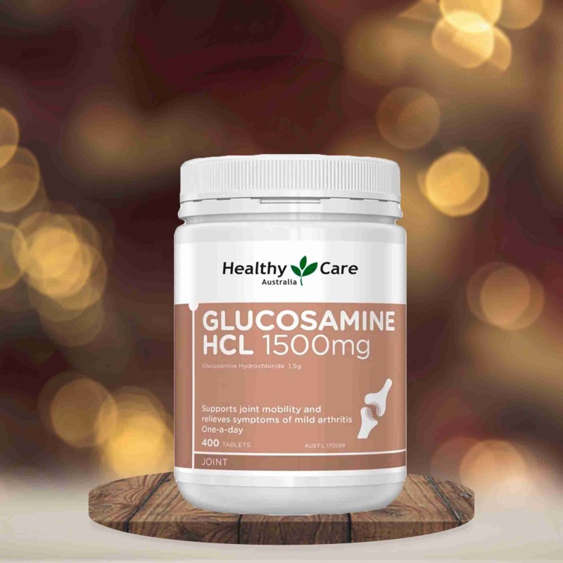 Healthy Care Glucosamine HCL 1500mg - 400 Tablets