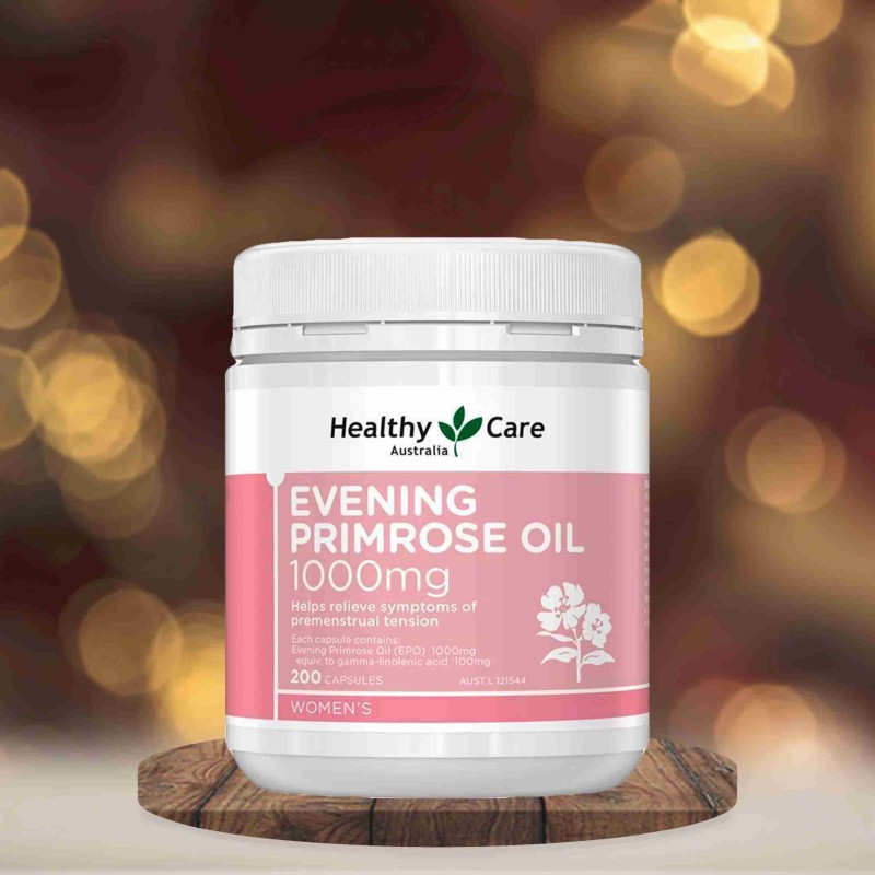 Healthy care evening primrose oil 1000mg 200 Soft Capsules