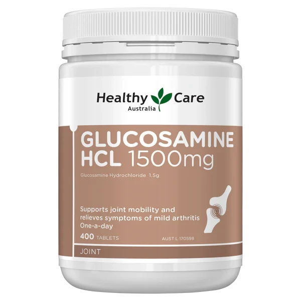 Healthy Care Glucosamine HCL 1500mg - 400 Tablets