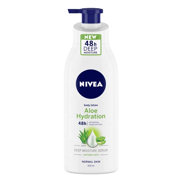 Nivea Aloe Vera Body Lotion 48 Hour Moisturiser 400ml