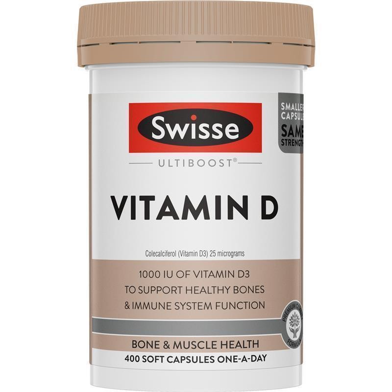 Swisse Vitamin D 400 Capsules