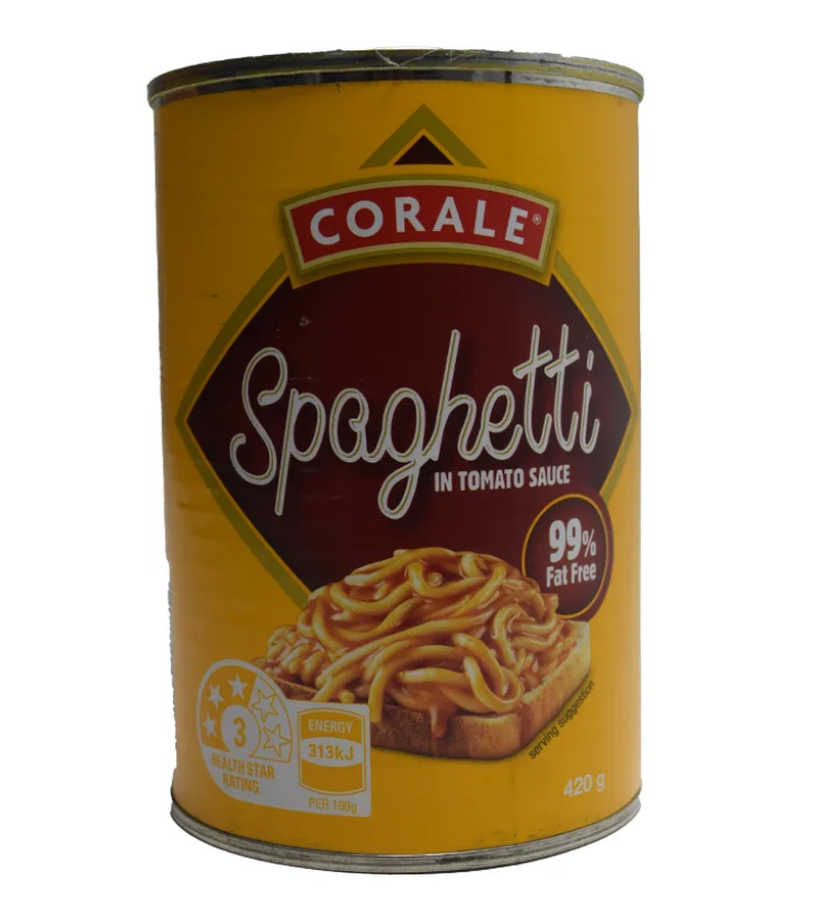 Corale Spaghetti in Tomato Sauce 420g