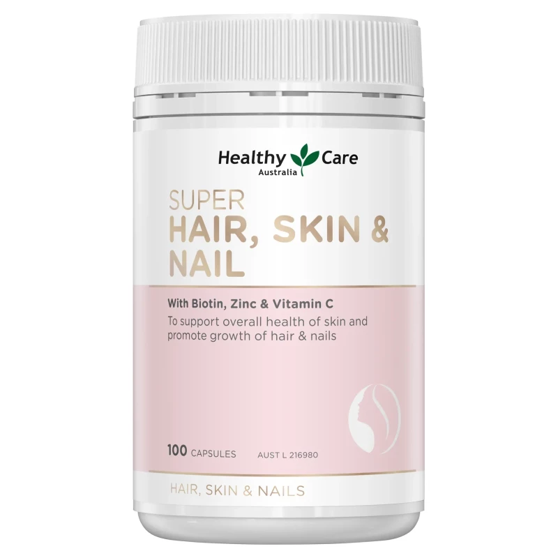 Healthy care super hair skin & nails 100 capsules