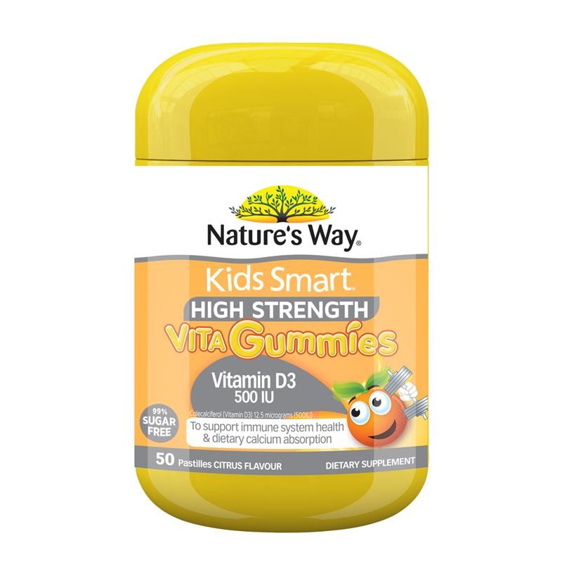 Nature's Way Kids Smart Vita Gummies High Strength Vitamin D3 50 Pastilles