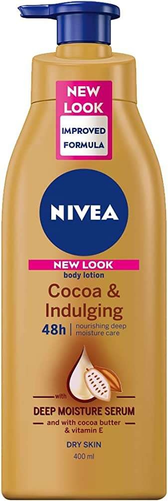 Nivea Cocoa Butter Body Lotion 48 Hour Moisturiser 400ml