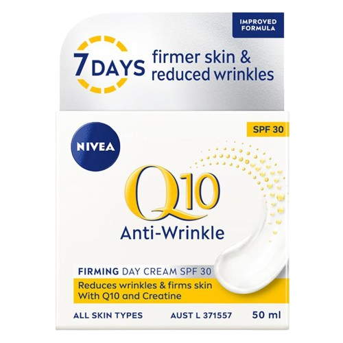NIVEA Q10 Anti-Wrinkle Firming Day Cream SPF30 50ml