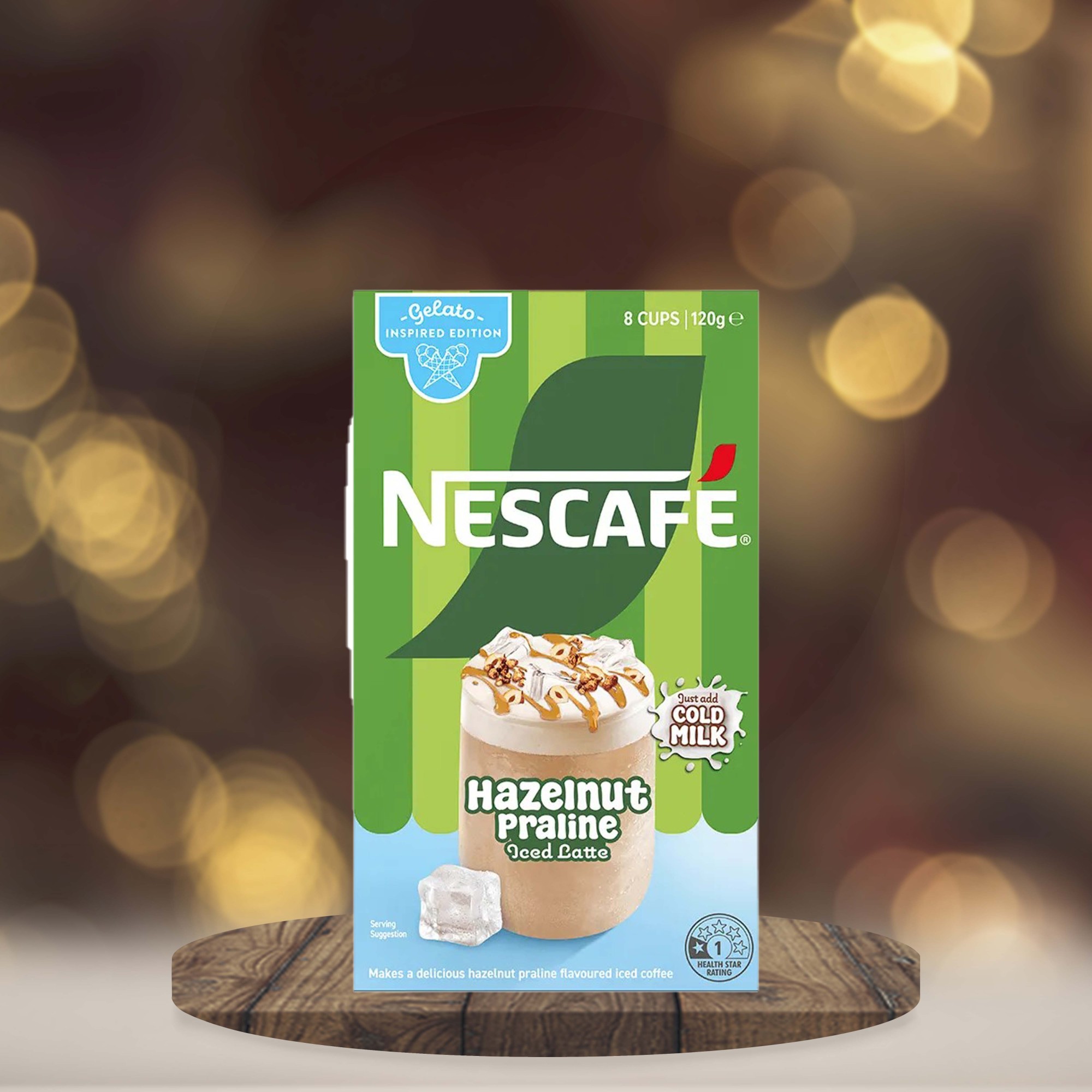 NESCAFÉ® Coffee Sachets Hazelnut Praline Iced Latte