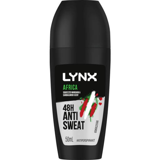 Lynx Dry Africa 24h Anti-Perspirant Roll On 50mL