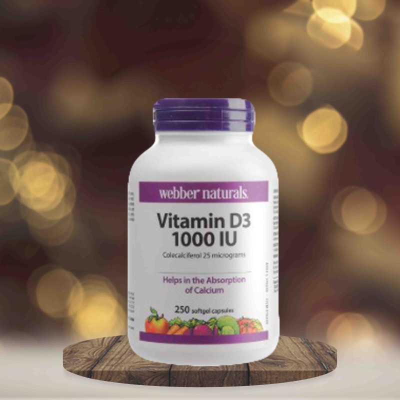 Webber Natural Vit D3 1000 IU