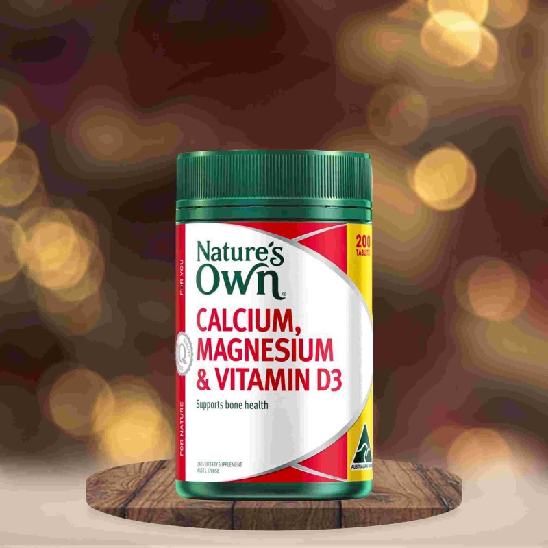 Nature's Own Calcium, Magnesium & Vitamin D3 200 Tablets