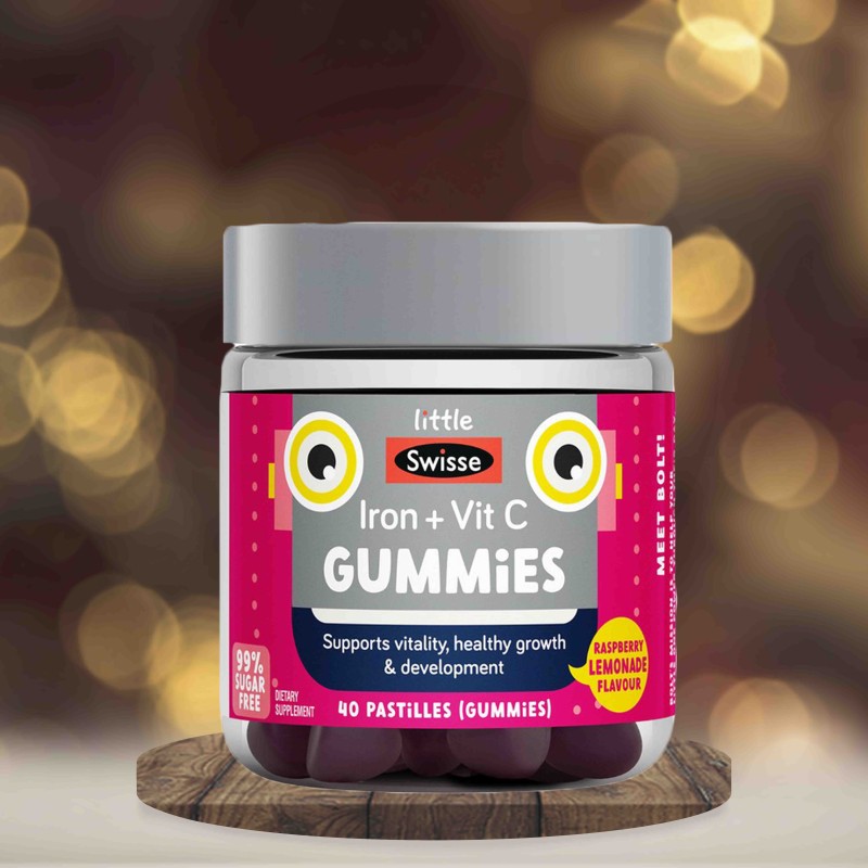 KID Little Swisse Iron + Vit C Gummies