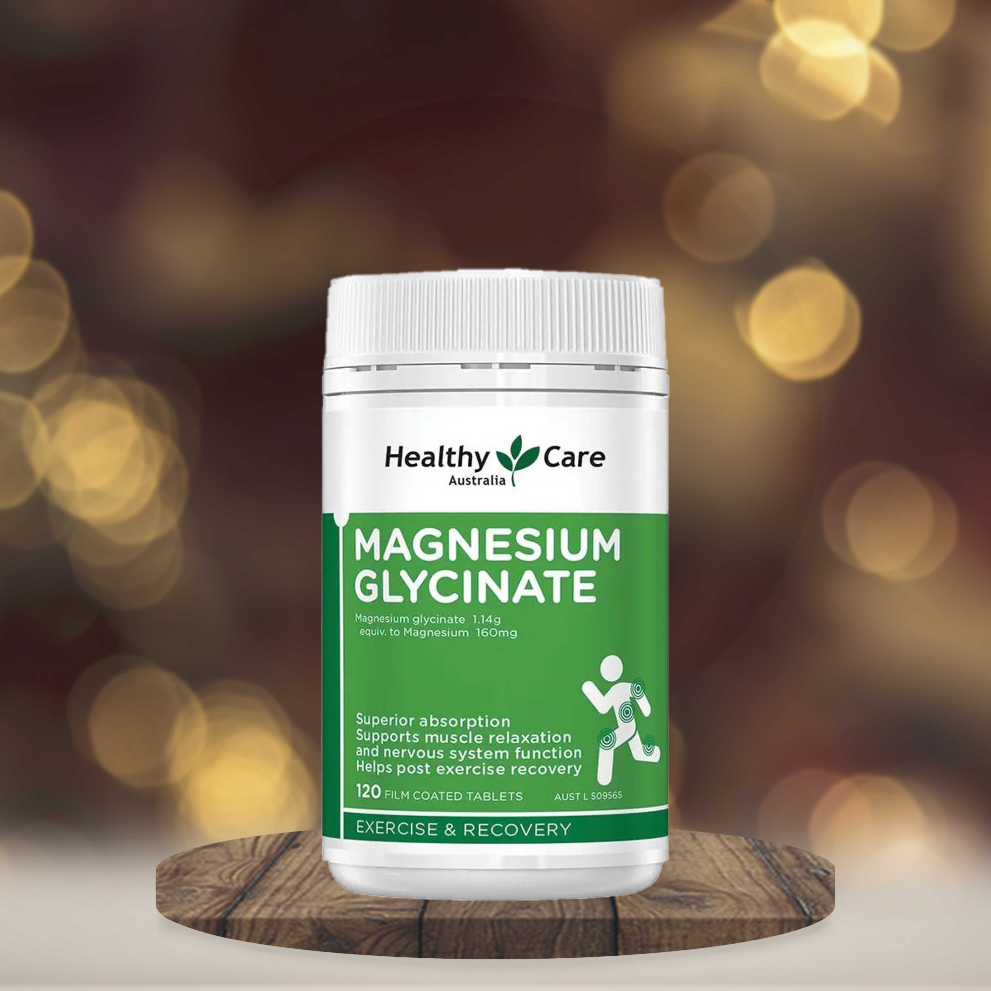 Healthy Care Magnesium Glycinate 120 Tablets