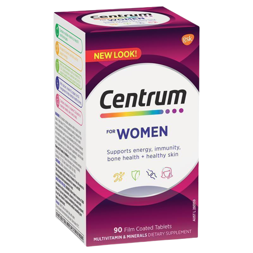 Centrum Multivitamin Tablets For Women 90Caps
