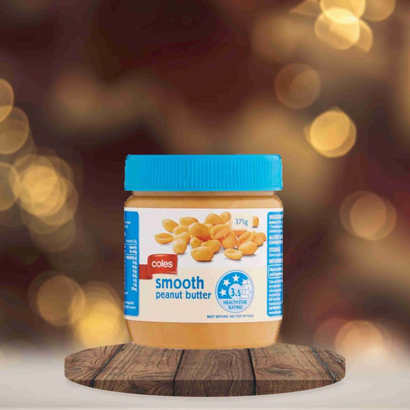 Coles Peanut Butter Smooth Spread 375g