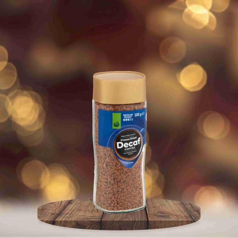 Woolworths Freeze Dried Coffee Decaf 100g
