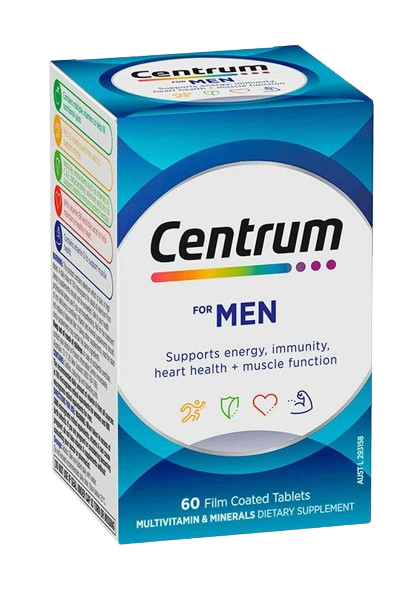 Centrum Multivitamin Tablets For Men 60