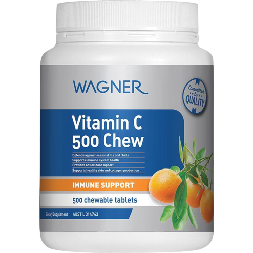 Wagner Vitamin C 500 Chewable 500 Tablets