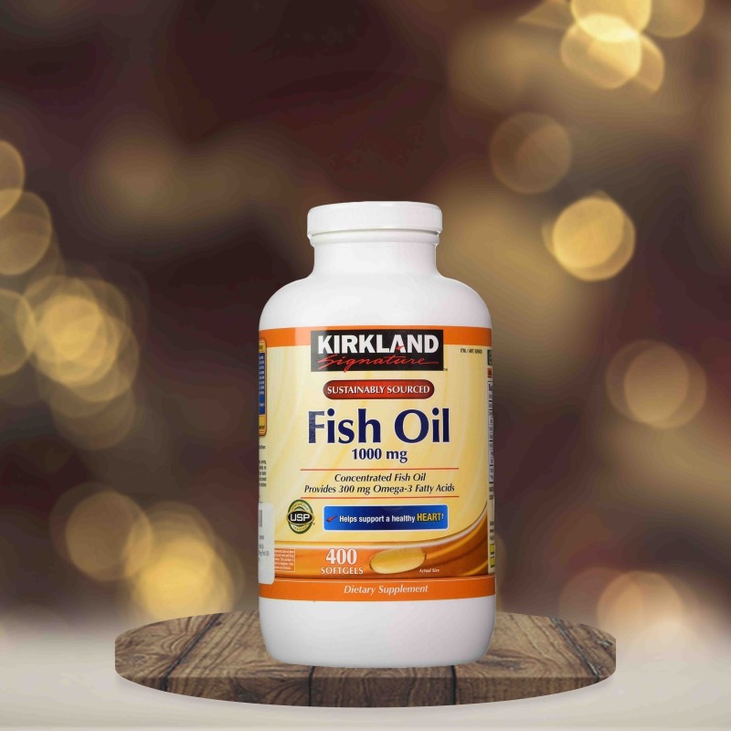 Kirkland Signature Fish oil 1000mg 400cap
