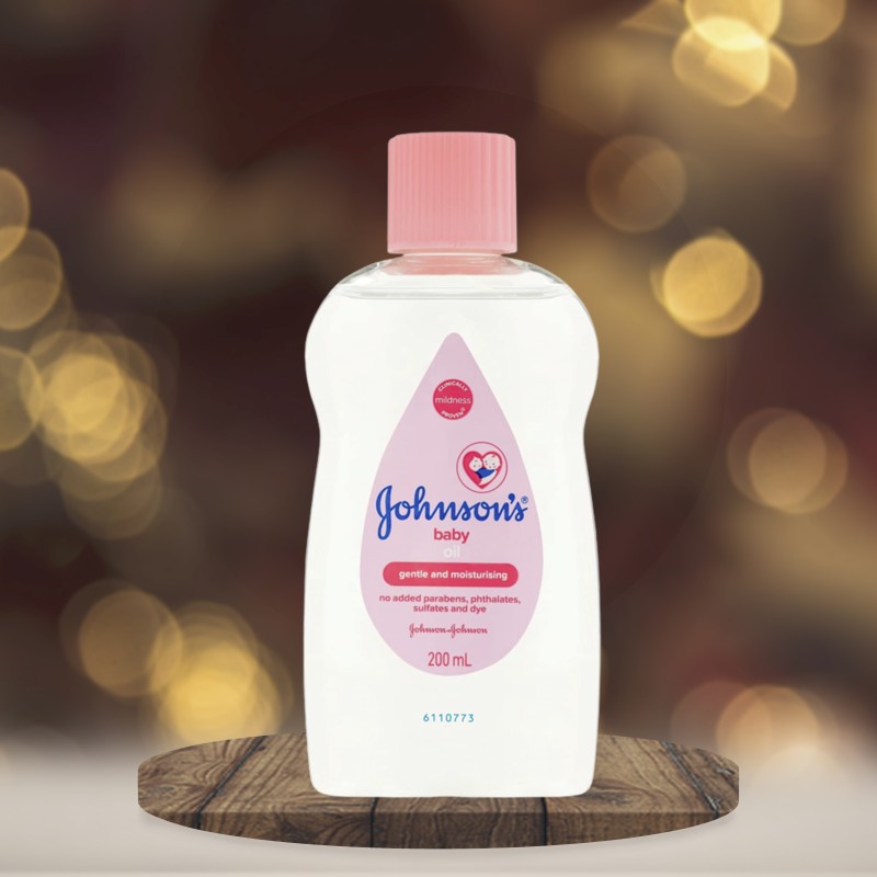 Johnsons Baby Oil Gentle & Moisturising 200ml
