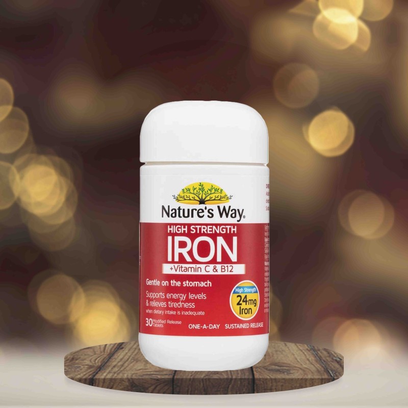 Nature's Way High Strength Iron 30 Tablets
