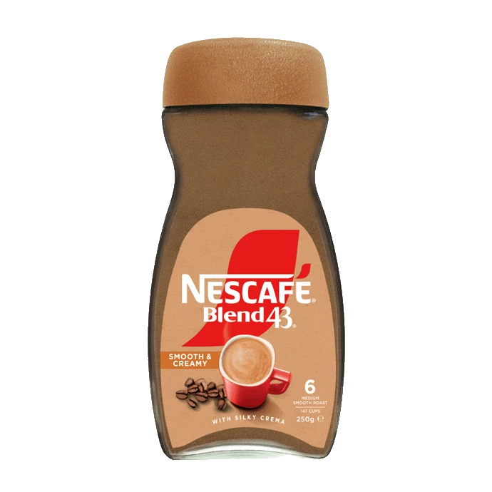 Nescafe blend 43 smooth & creamy instant coffee 140g