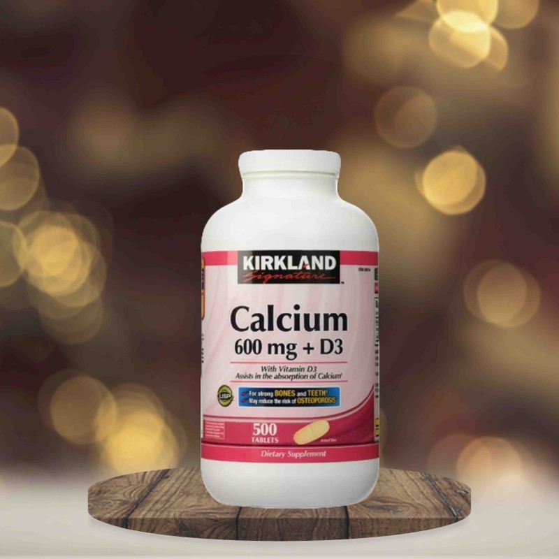 Kirkland Signature Calcium 600mg / D3 500