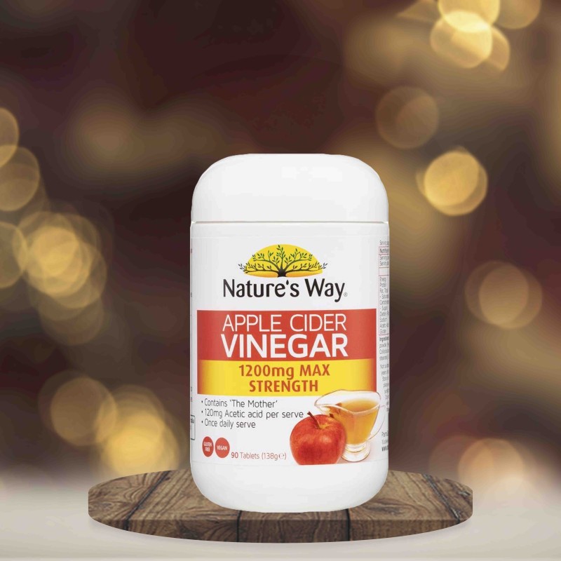 Nature's Way Apple Cider Vinegar 1200mg 90 Tablets