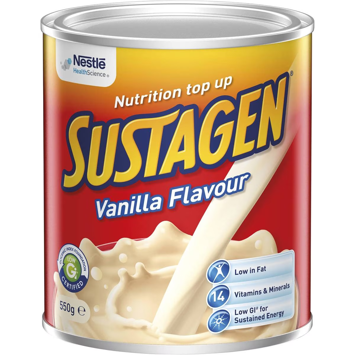 Sustagen Nutritional Powder Drink Vanilla Flavour 550g