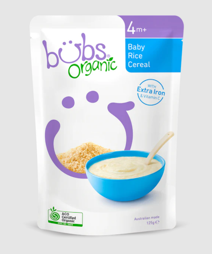 Bubs® Organic Baby Rice Cereal