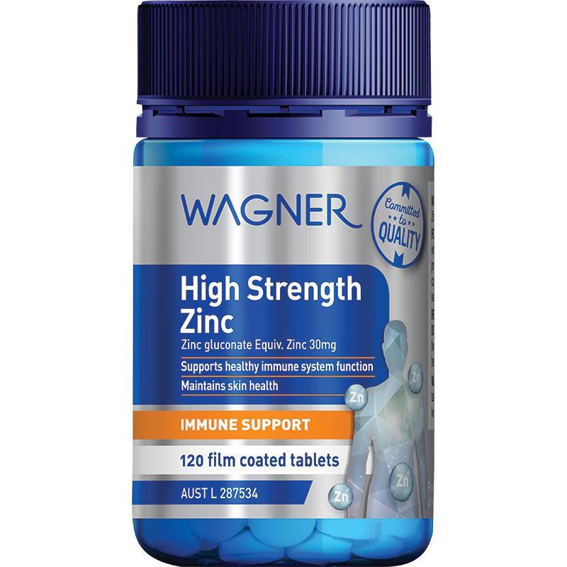 Wagner High Strength Zinc 120 Tablets