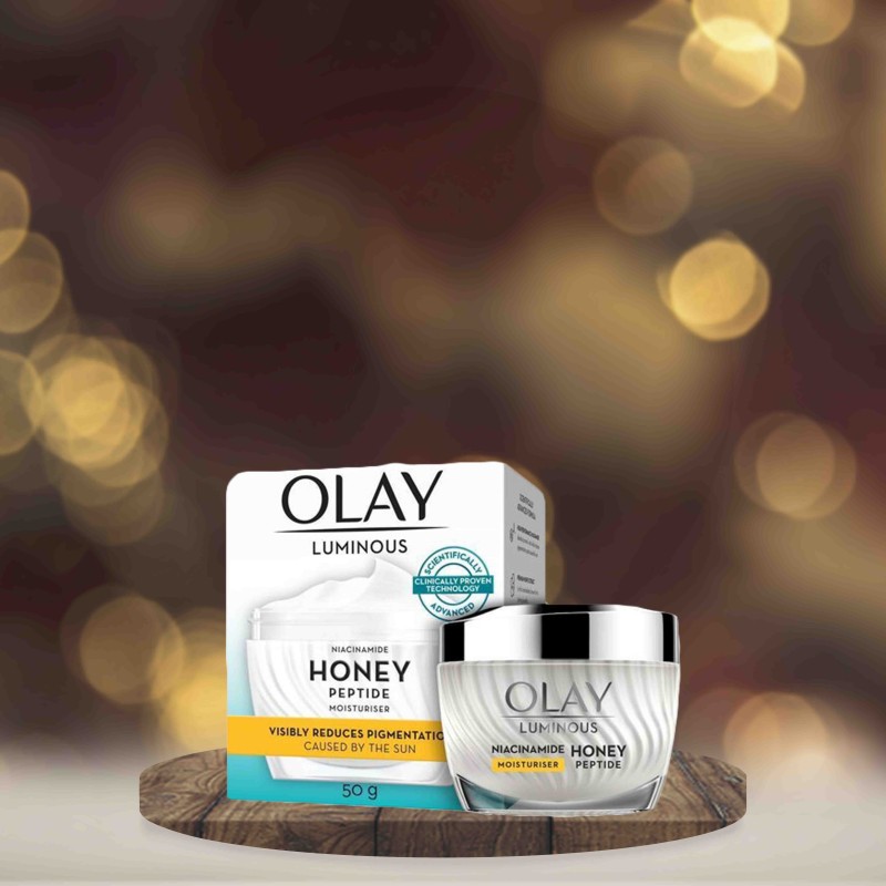 Olay Luminous Niacinamide Honey Peptide Moisturiser 50g