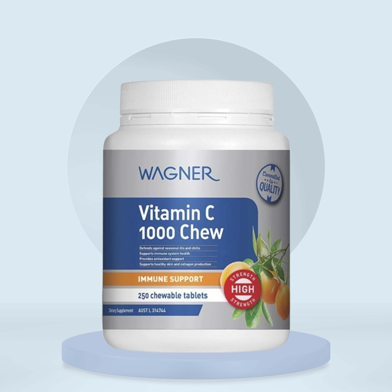 Wagner Vitamin C 1000 Chewable 250 Tablets