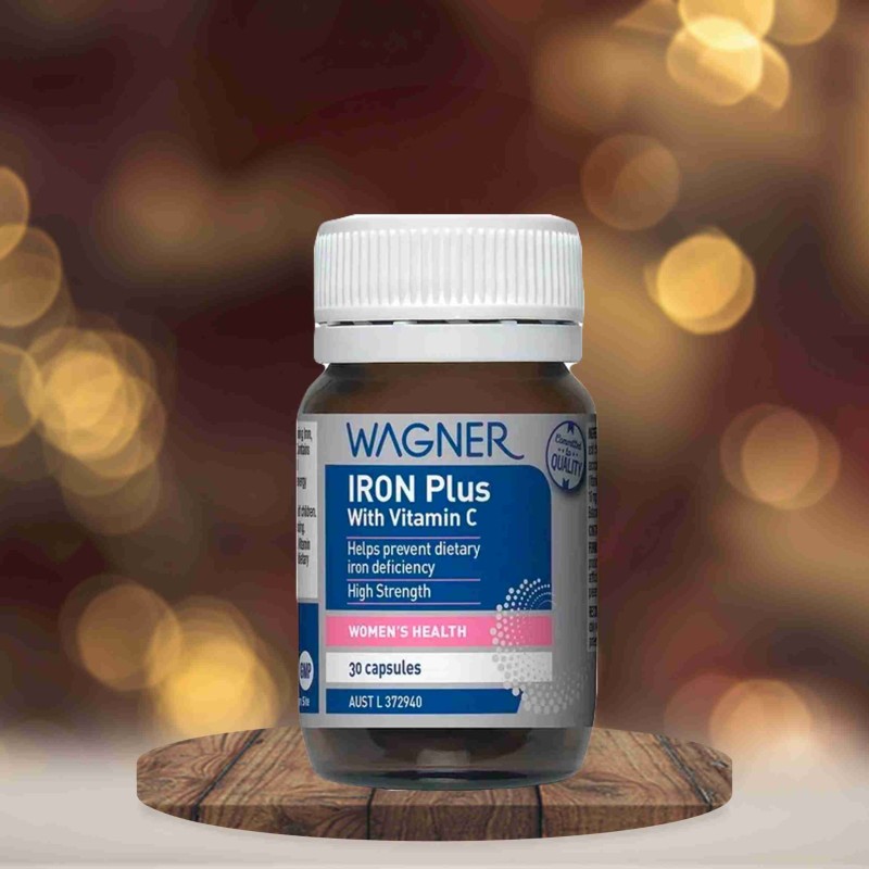 Wagner iron plus with vitamin C 30 capsules